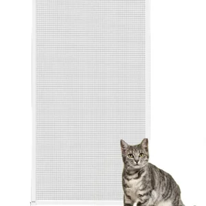 KEDİ Tüllü SABİT Pencere Sineklik Beyaz