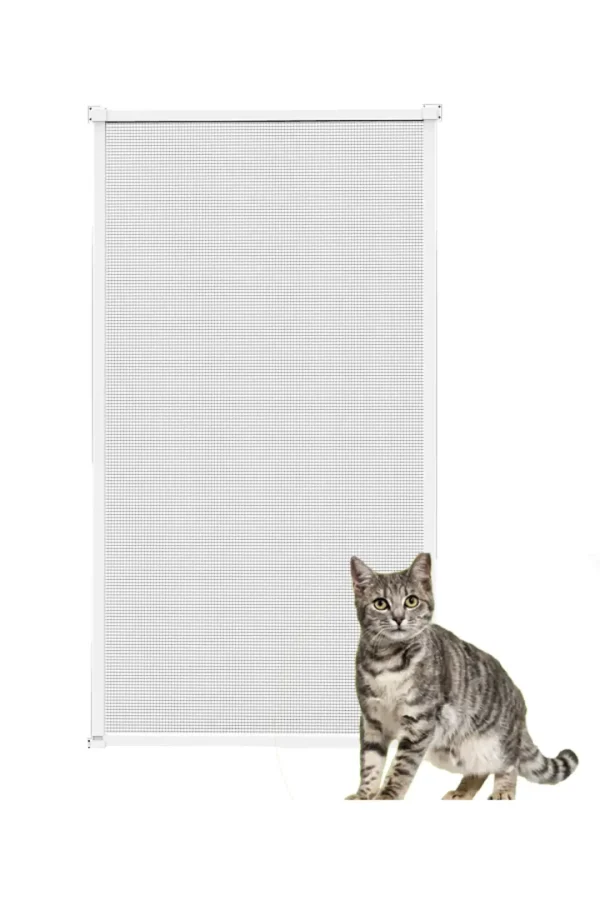 KEDİ Tüllü SABİT Pencere Sineklik Beyaz