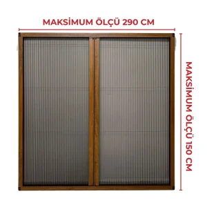 Maksi Akordeon DUBLE Pencere Sineklik Altınmeşe