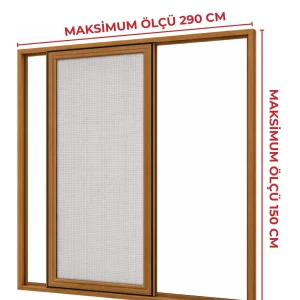 Sürme Pencere Sineklik Altınmeşe (Max 290x150)