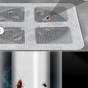 10 Adet Yapışkanlı Banyo Gider Koruyucu Saç Toplayıcı – Gider Böcek Koruyucu & Süzgeci