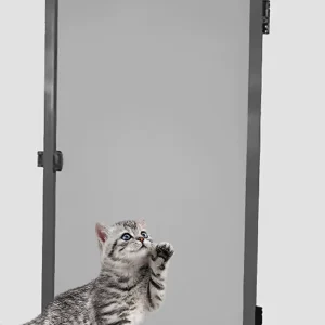 Kedi Tüllü Menteşeli PENCERE Sineklik Antrasit