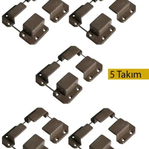17*25 Sineklik Bağlama 4lü Papuç Siyah 5 takım