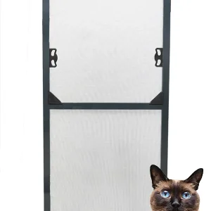 KEDİ Tüllü SABİT Kapı Sineklik Antrasit