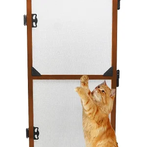 KEDİ Tüllü Menteşeli KAPI Sineklik Altınmeşe